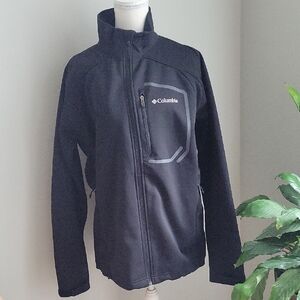 Columbia Men's Black Omni-Wind Block Breathable Large